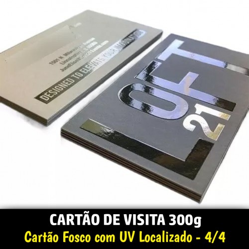 Cartão de Visita - UV Localizado 4/4