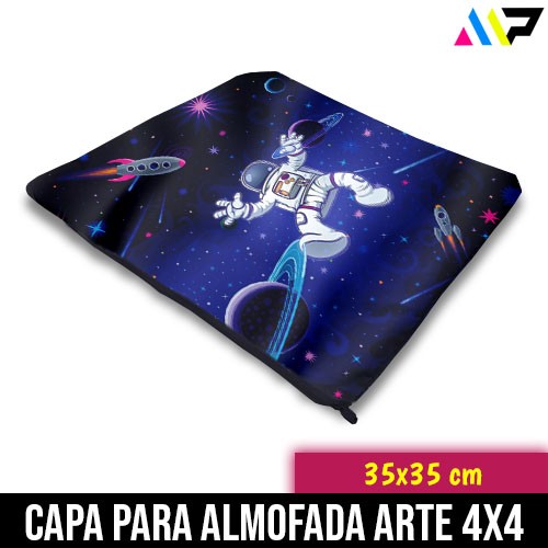 Capa para Almofada 35x35 cm com Arte 2 Lados