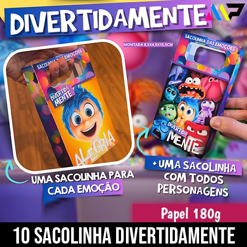 10 Sacolinha Divertidamente