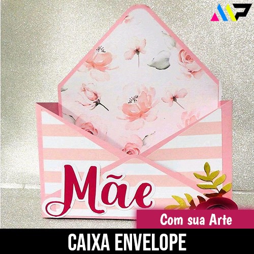 Caixa Cesta Envelope Grande 25x19cm