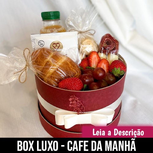 Cesta de Café da Manhã - Box Redondo