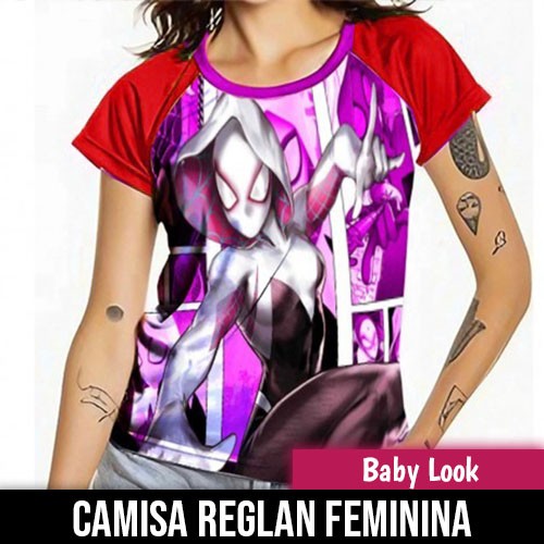 Camisa Baby Look  Reglan. 
