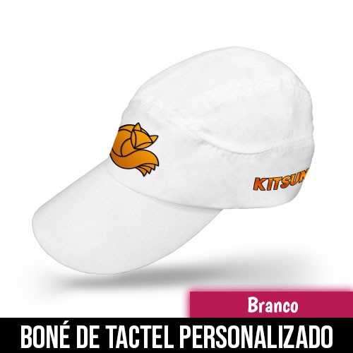 Boné de Tactel Personalizado - Branco