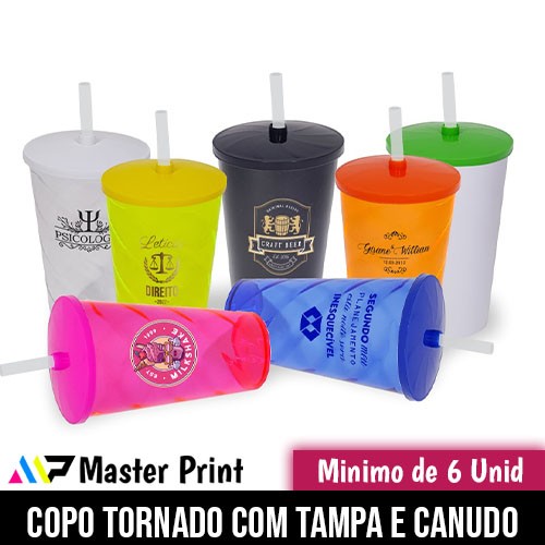 Copo Tornado em Acrílico 540ml