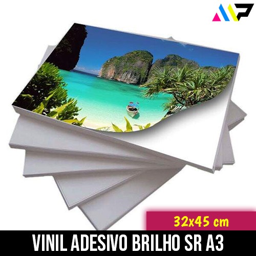 Vinil Adesivo Brilho SR A3